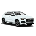 Audi q8, вываливаем все что знаем. Итак, фаркоп для Audi q8. Уже есть номера присвоенные модельным тягово-сцепным устройствам для Audi q8 немецким производителем Westfalia, но ни инструкций по установке фаркопа на Audi q8 ни цен на продукцию пока нет. Как нет и электрокомплектов для заданного авто. Номера факропов для Audi q8 от Westfalia: тип шара westfalia f20, по простому: съемный на 2-х болтах крюк фаркопа Westfalia 322063600001, цены нет. Тип фаркопа Westalia A40V вертикально-съемная, невидимая система фаркопа Westfalia 322064600001.  Дальше, знаем что Audi q8 бывает с интегрированным рейлингом и без него, в зависимости от комплектации. И если рейлинг на крыше есть, то никаких секретов в установке багажника нет. Thule предлагает модельный вариант с номером индивидуального комплекта thule 4102, который совместим с опорными элемнтами Thule 753 (который, в свою, очередь с любыми вариантами поперечин thule), и наисовременнейшими комплектами поперечин Thule WingBar Edge максимально аэродинамичные багажники (без выноса поперечин за опору багажника). А вот если продольных рейлингов на Audi q8 нет, то и информации о возможности установки багажных поперечин нет, пока нет. Ждем пока в гости к нам в магазин надежных товаров bbox.org.ua приедет Audi q8 без рейлингов и сразу подберем надежный вариант.  Наш любимый производитель ковриков в салон weathertech тоже пока ничего не предлагает... пока.